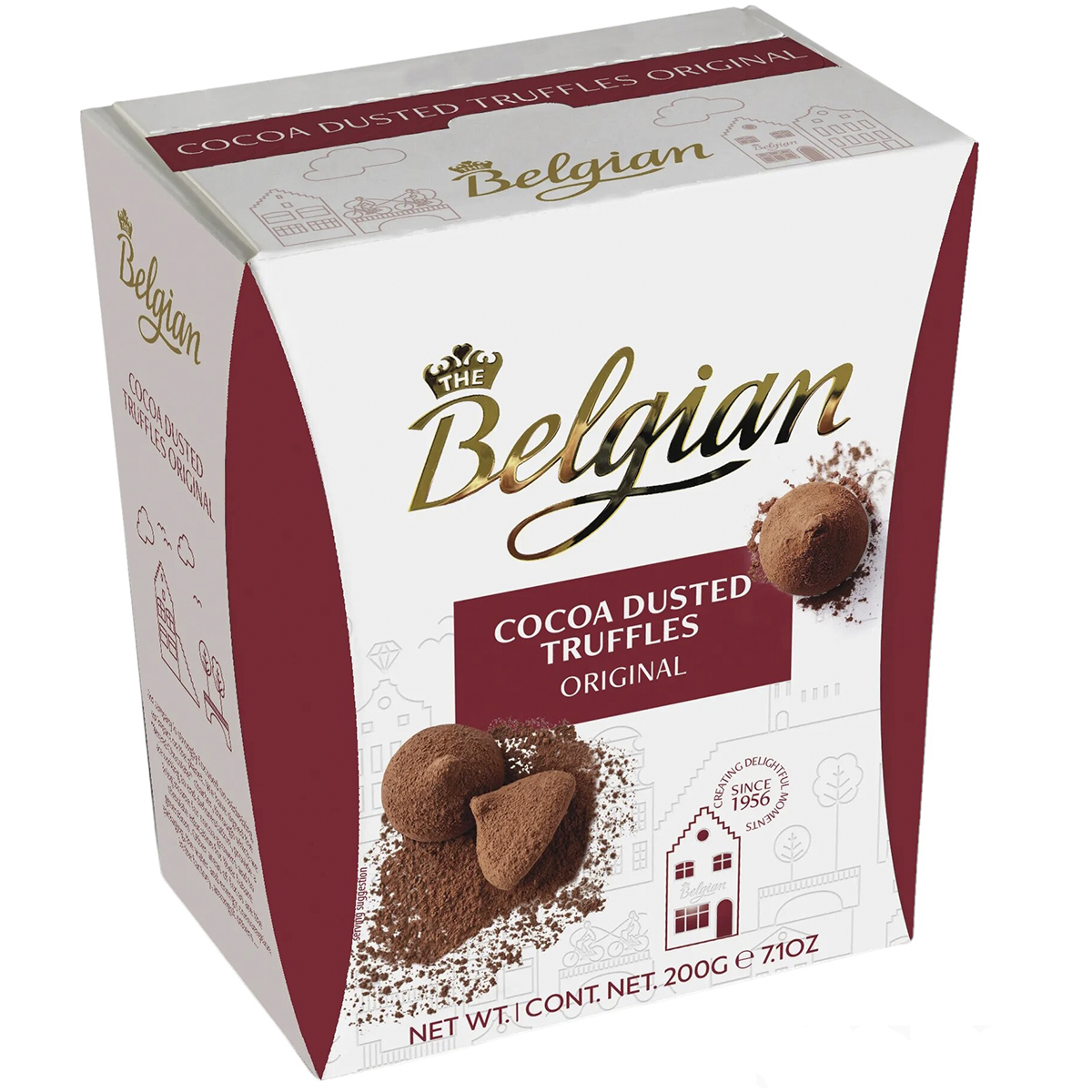 Цукерки The Belgian шоколадні трюфелі з какао присипкою 200 г (944553) - фото 1