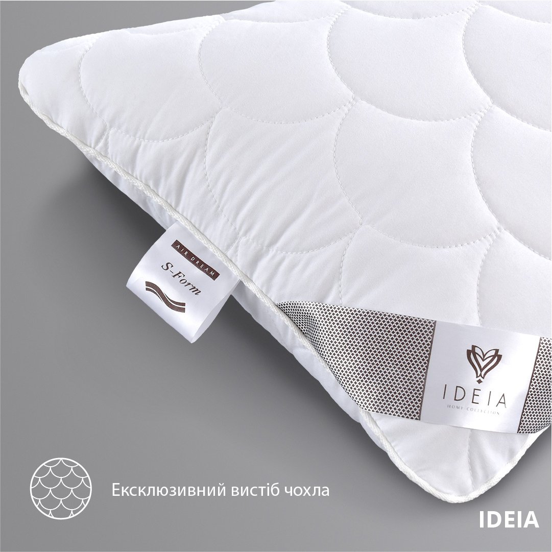 Подушка для сна Ideia S-Form, 130х40 см, белый (8-13255) - фото 6