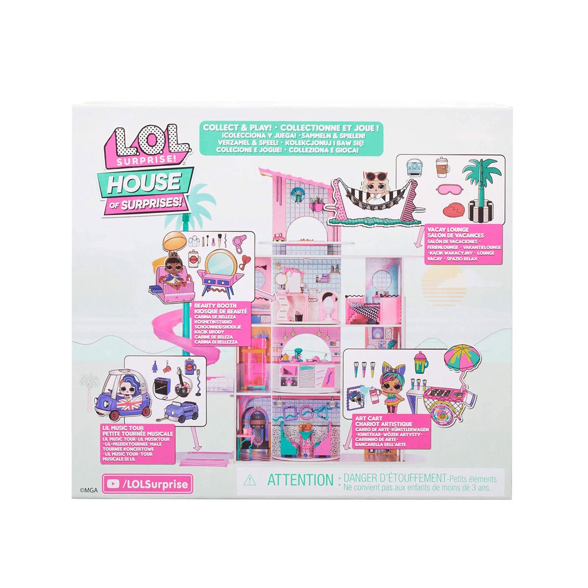 Игровой набор с куклой L.O.L. Surprise Маленькие комнатки Лаунж-зона главной героины (583790) - фото 2