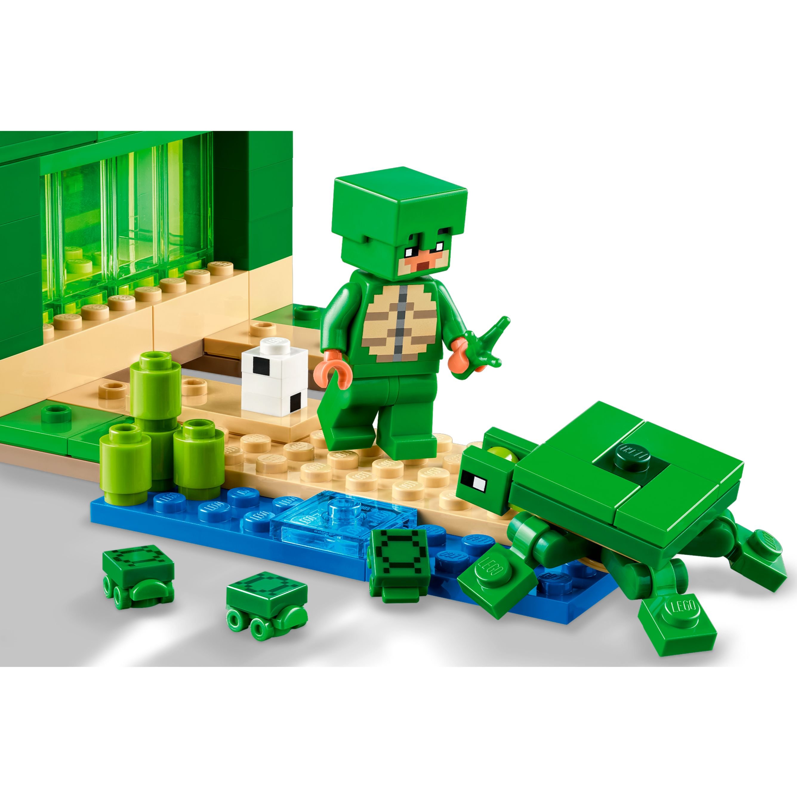 Конструктор LEGO Minecraft Пляжный дом в форме черепах 234 детали (21254) - фото 8