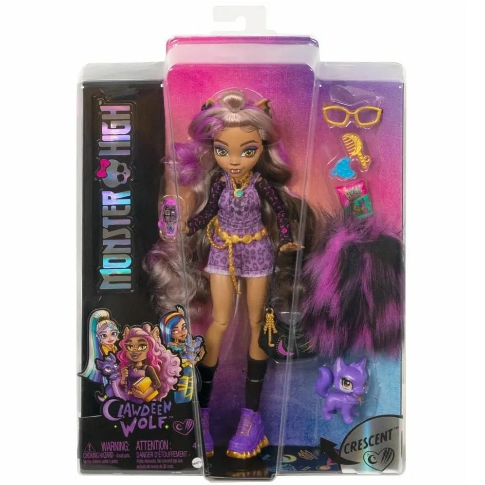 Кукла Mattel Monster High Posable Fashion Doll Clawdeen Wolf, 26 см (HHK52) - фото 6