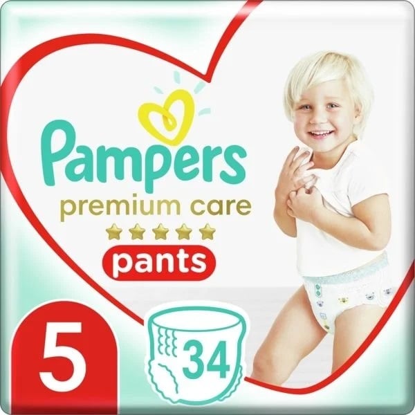 Подгузники-трусики Pampers Premium Care Pants 5 (12-17 кг), 34 шт. - фото 3