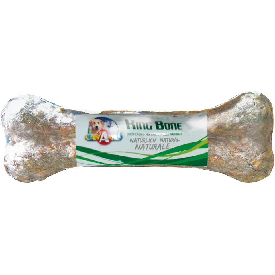 Ласощі для собак Croci King Bone кістка 8.5 см 20 г - фото 1