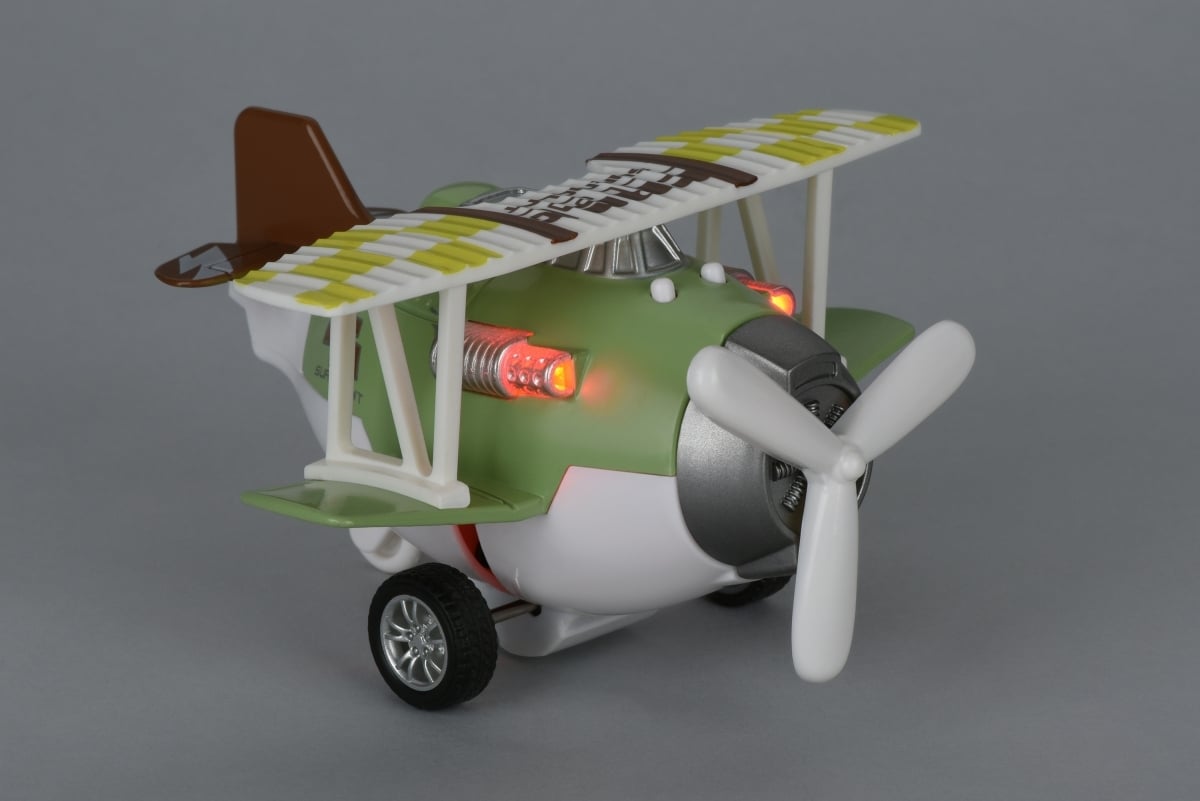 Самолет Same Toy Aircraft, со светом и музыкой, зеленый (SY8015Ut-2) - фото 4