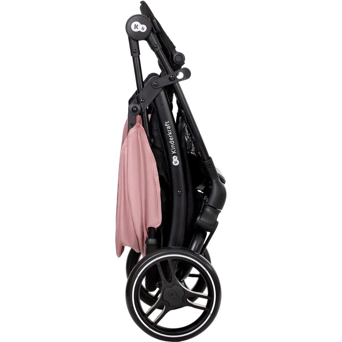 Прогулянкова коляска Kinderkraft Trig 2 рожева (00-00305194) - фото 6