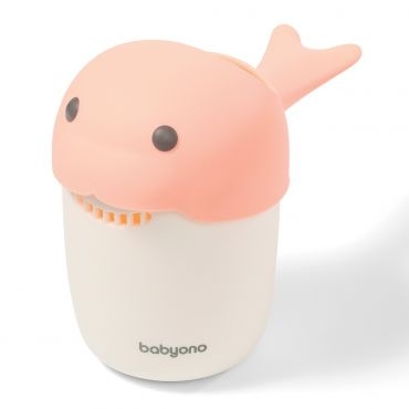 Кружка для мытья головы BabyOno Whale, розовый (1344/03) - фото 1
