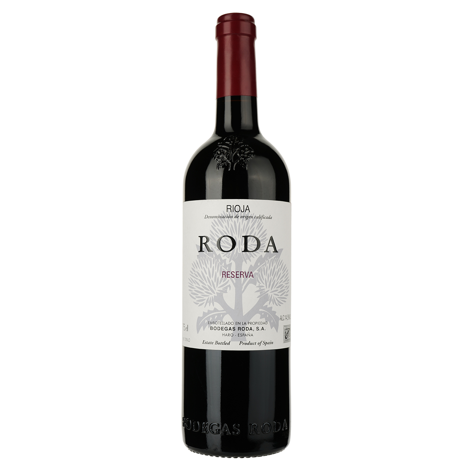Вино Bodegas Roda Reserva, красное, сухое, 14,5%, 75 л (36856) - фото 1