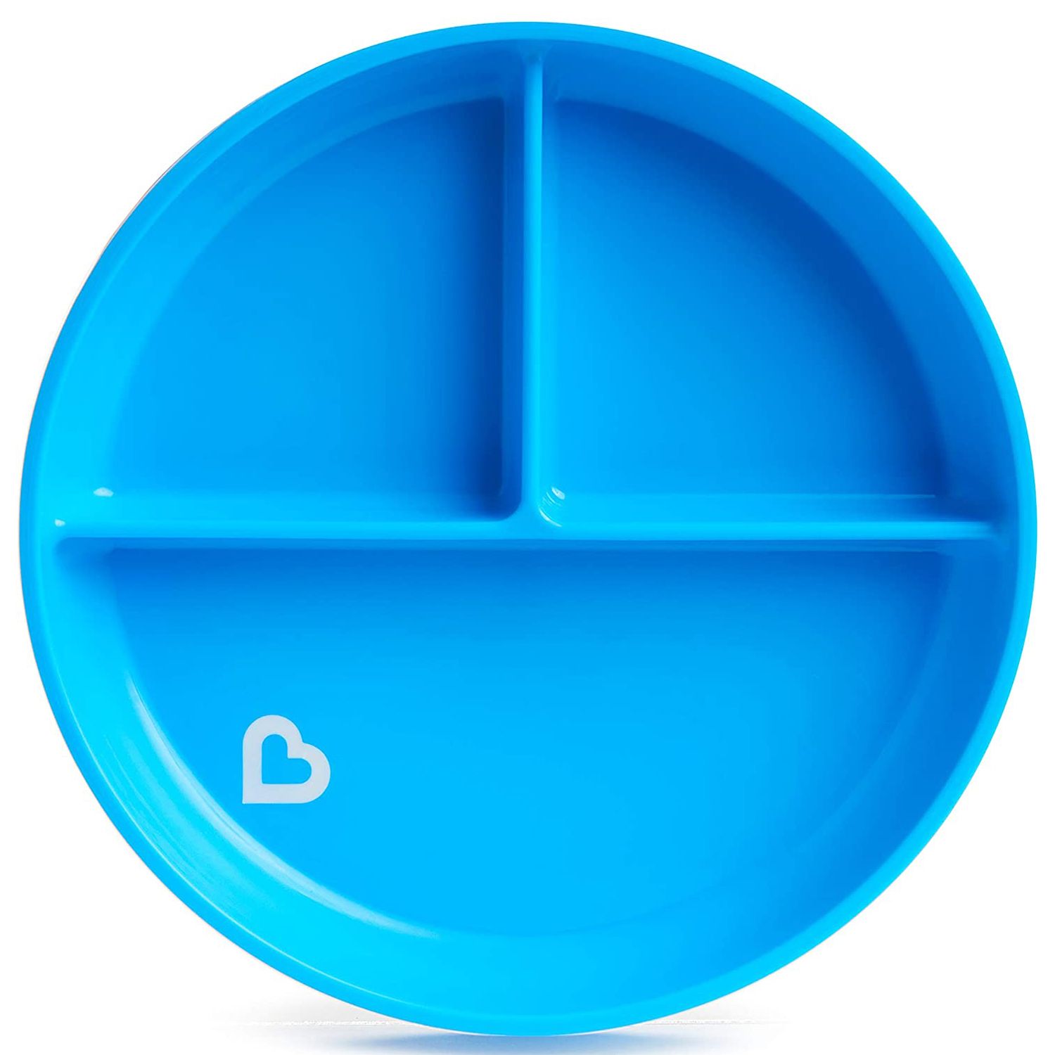 Фото - Детская посуда Munchkin Тарілка на присосці  Stay Put, блакитна  (27160.01)