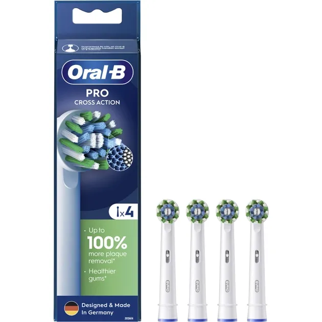 Насадки для електричної зубної щітки Oral-B Pro Cross Action 4 шт. - фото 1