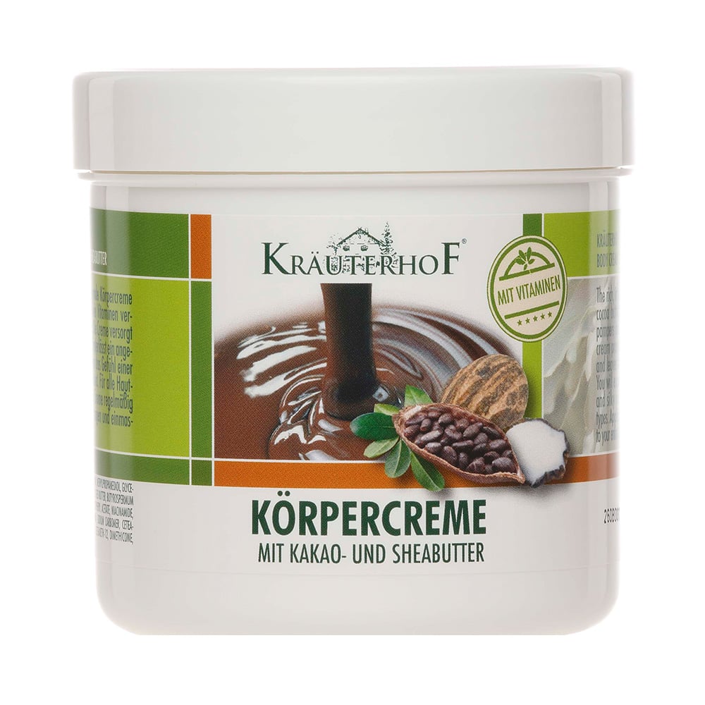 Крем для тіла Krauterhof з маслом плодів ши та какао, 250 мл (20948) - фото 1