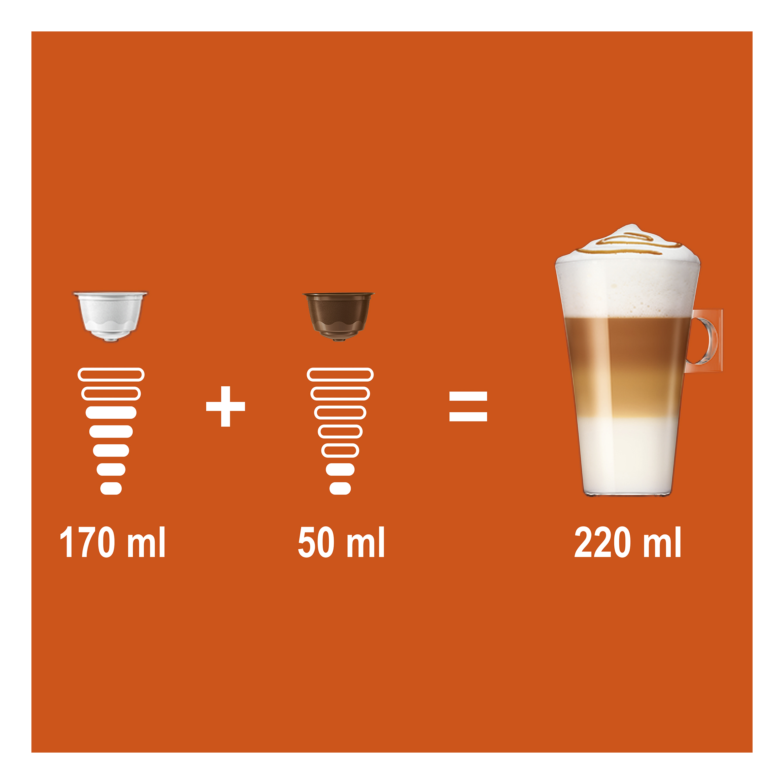 Набір кави в капсулах Nescafe Dolce Gusto Latte Macchiato Caramel 48 шт. 436.8 г (3 пак. x 16 шт. 145.6 г) - фото 5