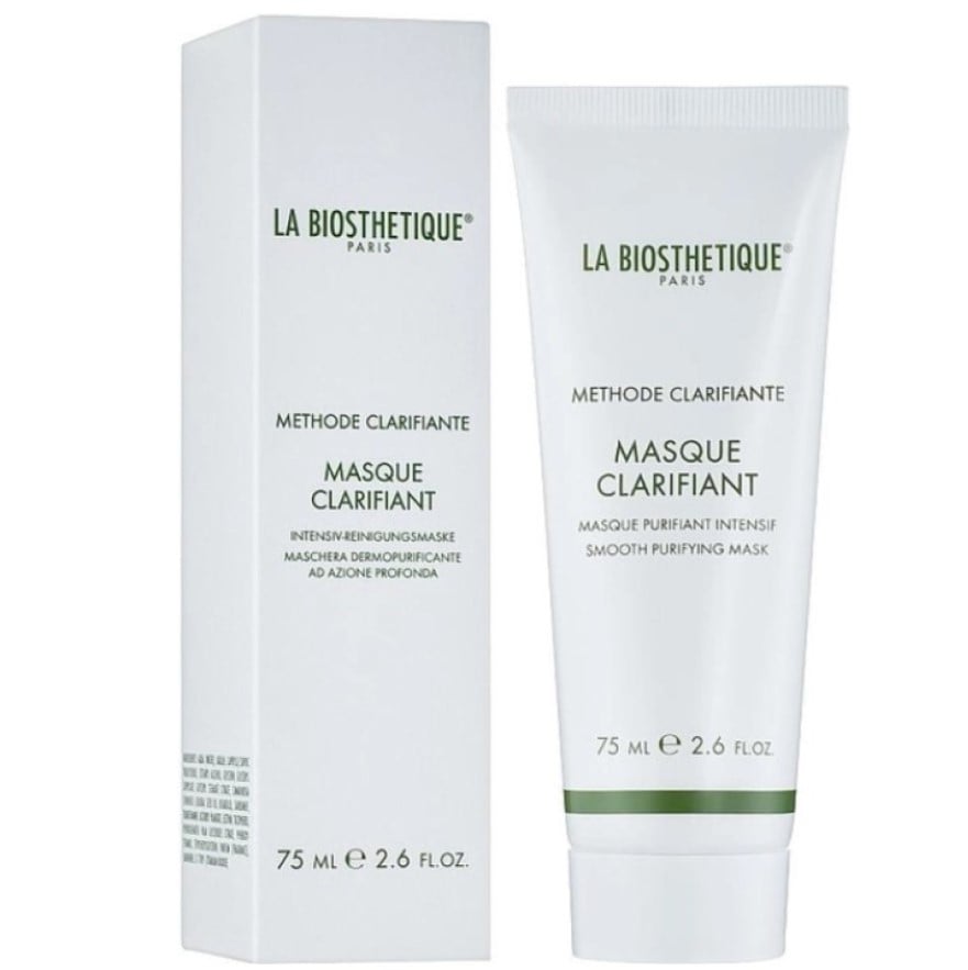 Очищающая маска для жирной и поврежденной кожи лица La Biosthetique Methode Clarifiante Masque Clarifant 75 мл - фото 1