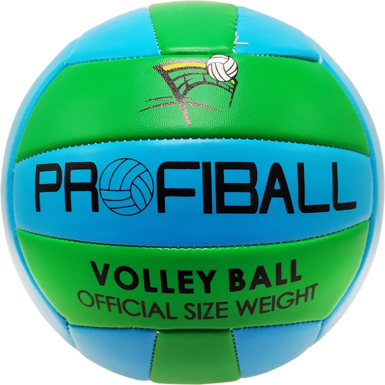Мяч волейбольный Bambi 20.7 см разноцветный (EV-3159(Blue-Green)) - фото 1