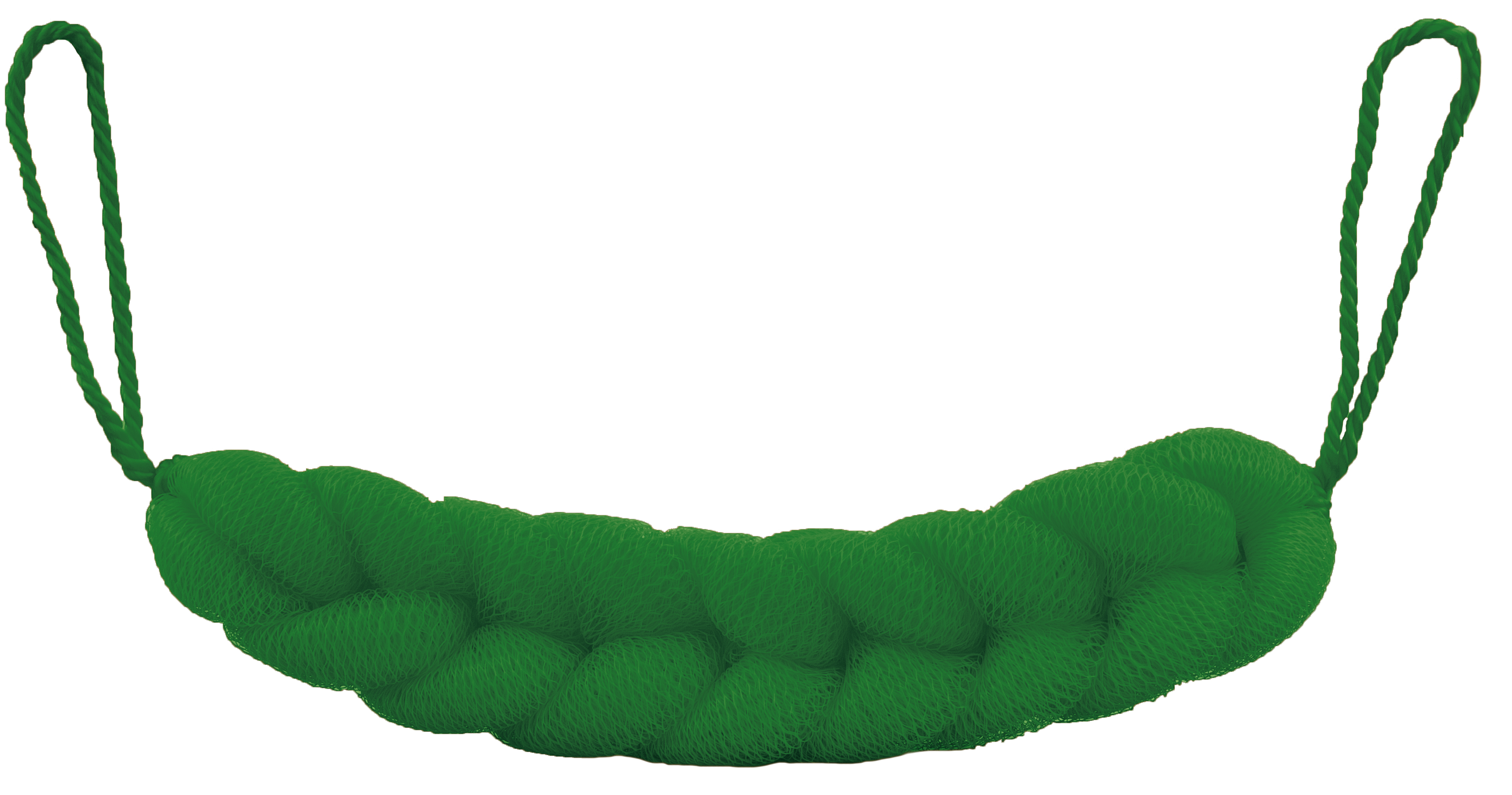 Мочалка для душа и мягкого массажа Titania, зеленый (9109 зел) - фото 1