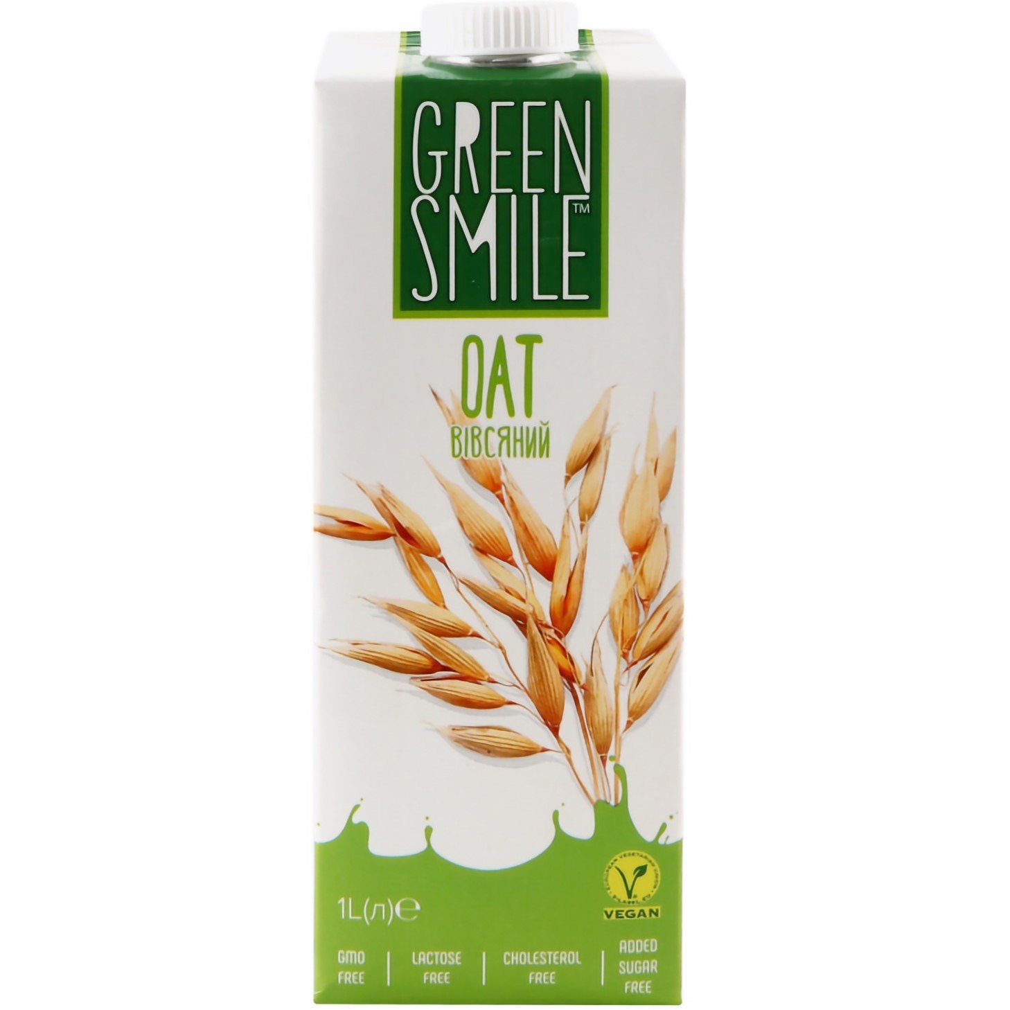 Напій вівсяний Green Smile Oat збагачений кальцієм 2.5% 1 л - фото 1