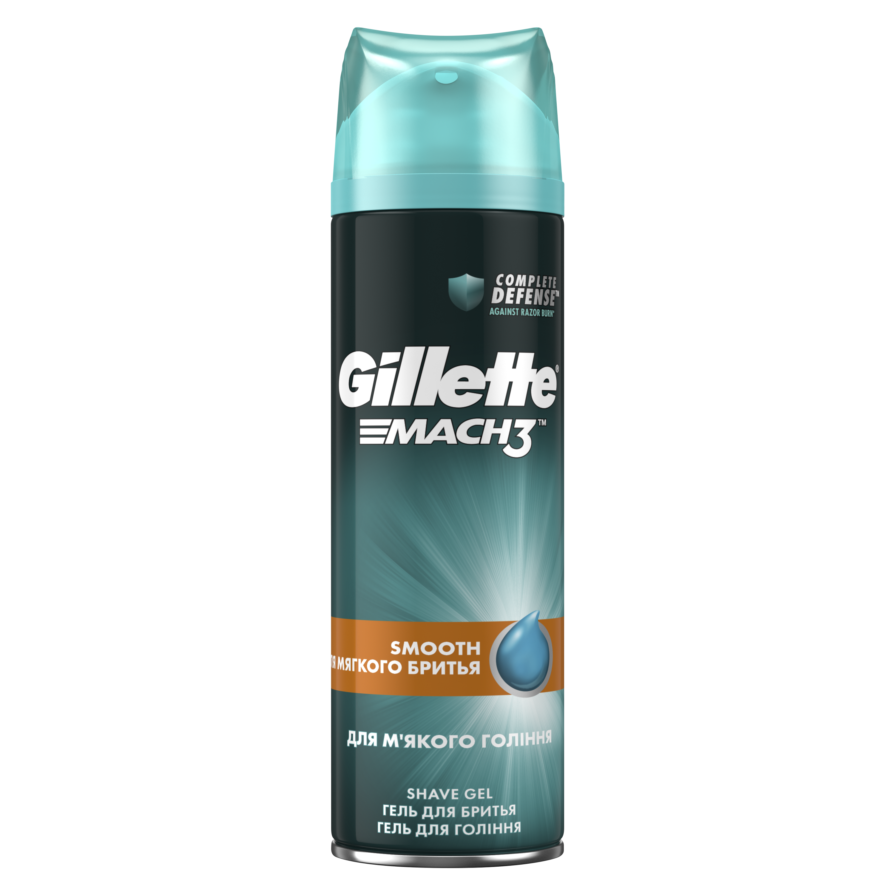 Гель для гоління Gillette Mach 3 Close & Smooth, 200 мл - фото 2