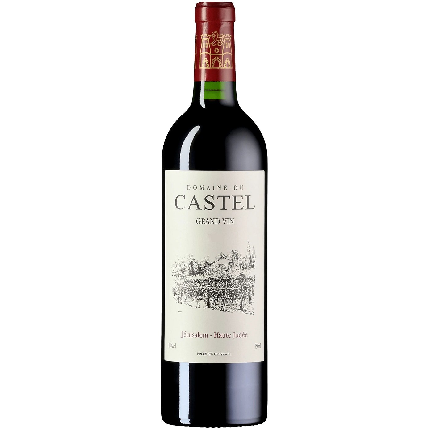 Вино Domaine du Castel Castel Grand Vin 2020, красное, сухое, 0,75 л - фото 1