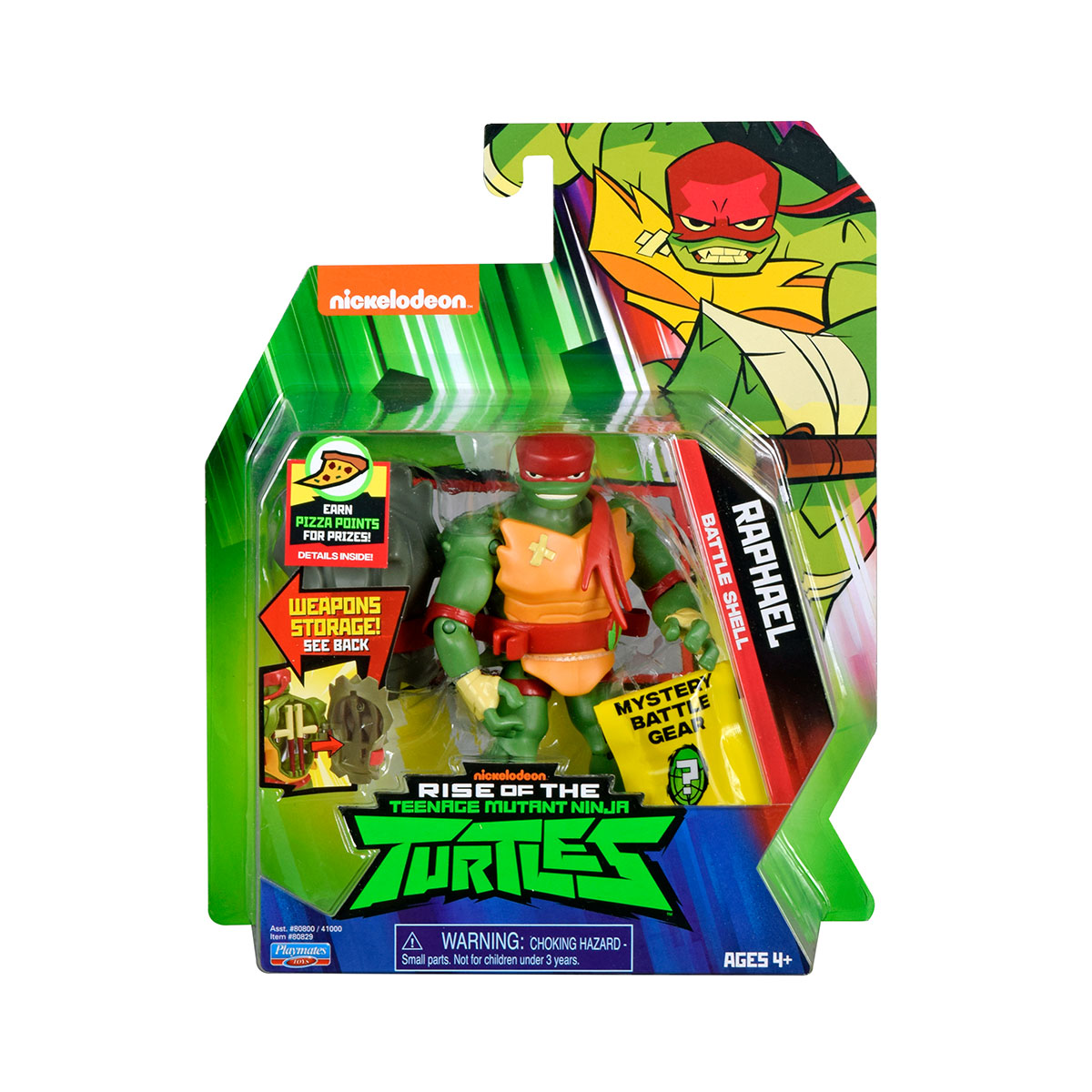 Игровая фигурка TMNT Эволюция Черепашек-Ниндзя Рафаэль с боевым панцирем, 12 см (80829) - фото 3