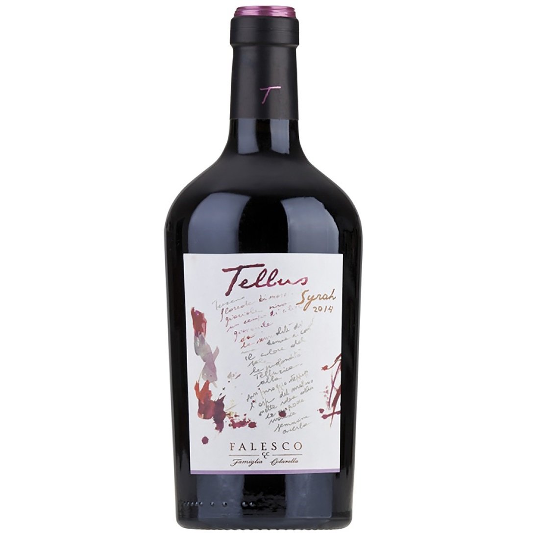 Вино Falesco Tellus Lazio, червоне, сухе, 13,5%, 0,375 л (8000014586381) - фото 1