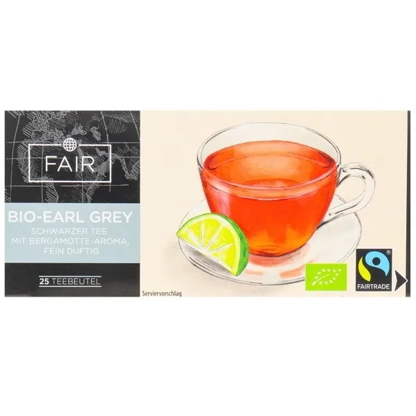 Чай зеленый Westminster Bio-Earl Grey Бергамот, 50 г (25 шт. х 2 г) (895448) - фото 1