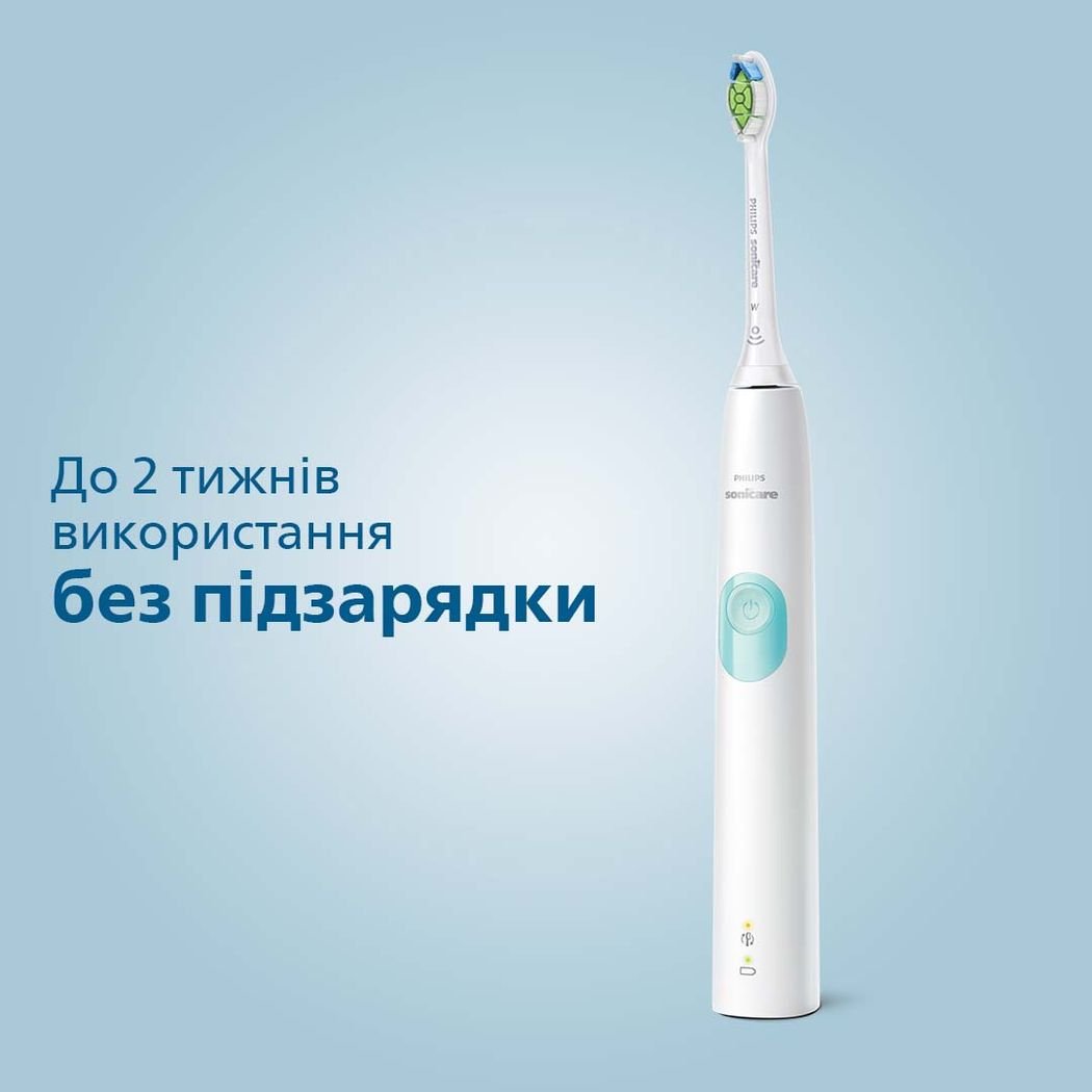 Електрична зубна щітка Philips Sonicare ProtectiveClean 4300 біла (HX6807/28) - фото 8