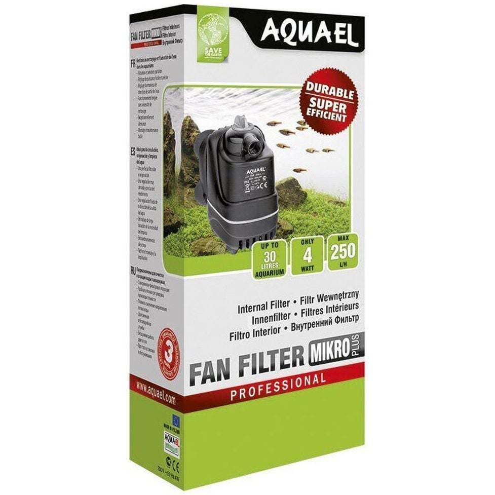 Внутрішній фільтр Aquael Fan Mikro Plus, для акваріумів до 30 л - фото 1