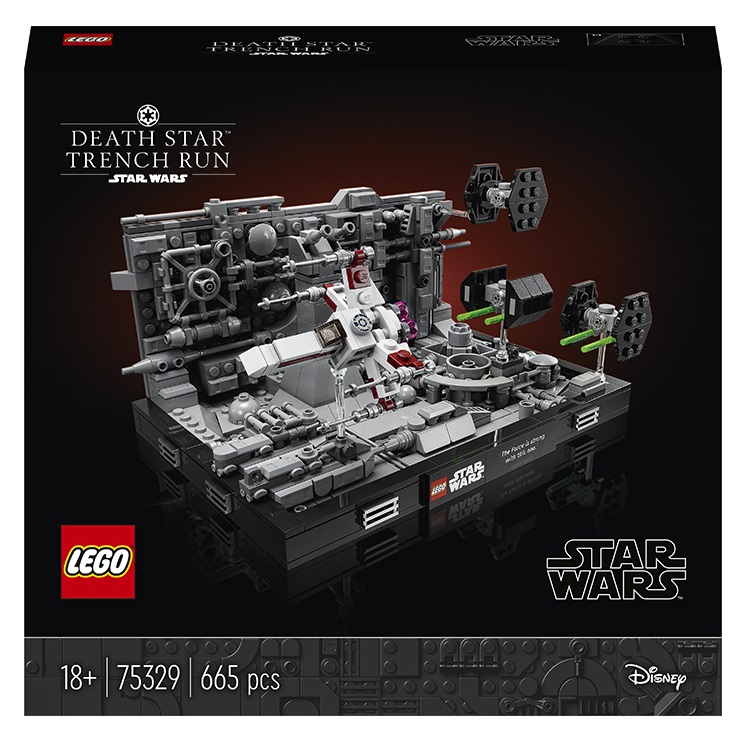 Конструктор LEGO Star Wars Діорама Біг траншеями, Зірка Смерті, 665 деталей (75329) - фото 1