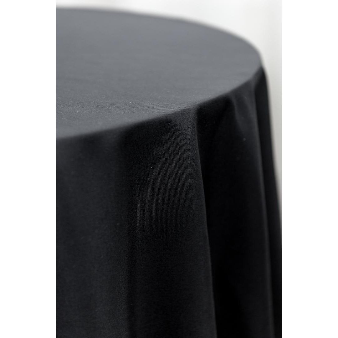 Скатерть Прованс Kelly черная D-180 см (33163) - фото 4