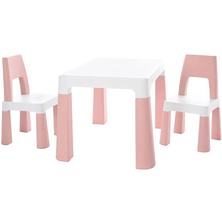 Дитячий функціональний столик і два стільчики Poppet Моно Пінк, рожевий (PP-005WP-2) - фото 1