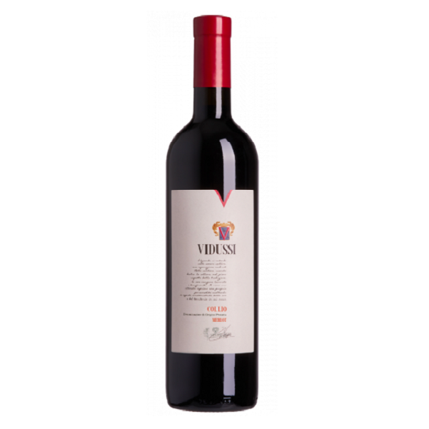 Вино Vidussi Мерло Колио, красное, сухое, 13%, 0,75 л - фото 1