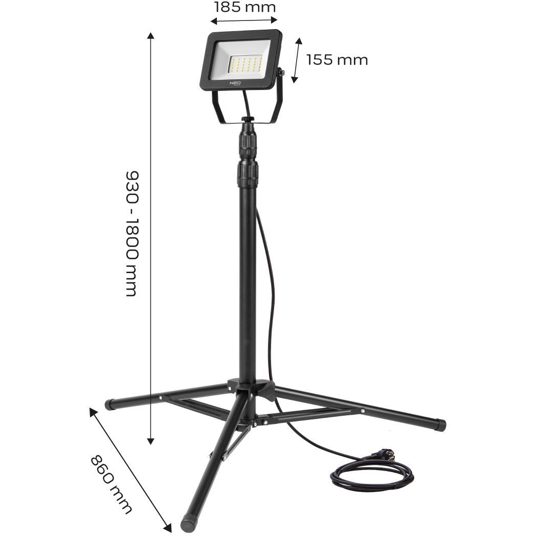 Прожектор Neo Tools 50 Вт на штативі (99-060) - фото 6