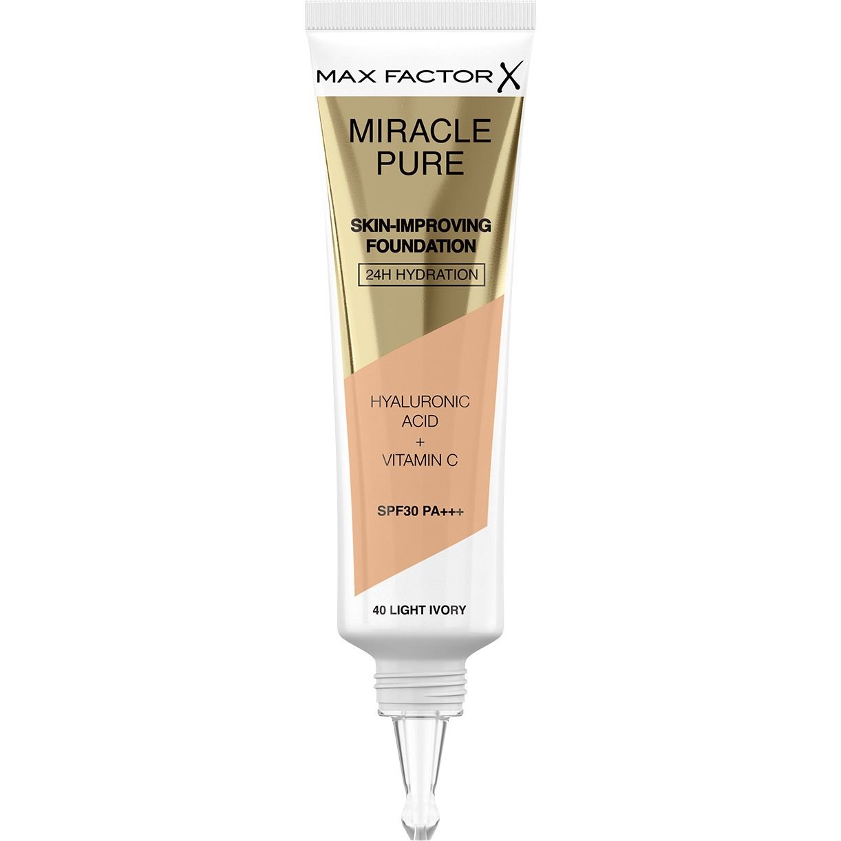 Тональная основа Max Factor Miracle Pure Skin-Improving Foundation SPF30 тон 040 (Light Ivory) 30 мл - фото 2