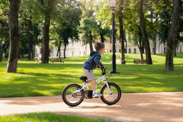 Дитячий велосипед Miqilong 16 BS, сріблястий (ATW-BS16-SILVER) - фото 11