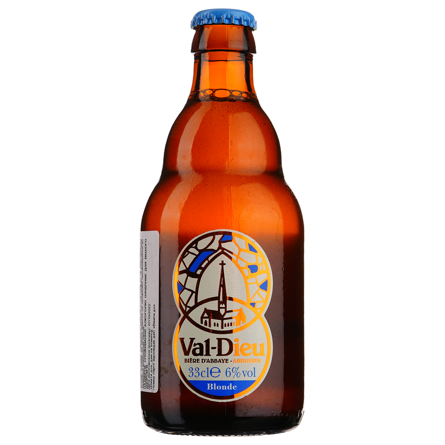 Пиво Val-Dieu Blonde, світле, 6%, 0,33 л - фото 1