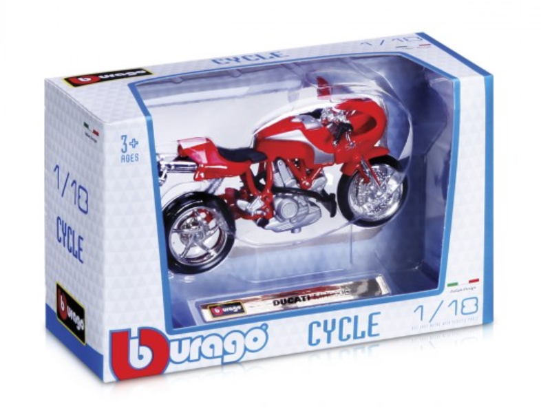 Модели мотоциклов Bburago в диспенсере в ассортименте (18-51030) - фото 2