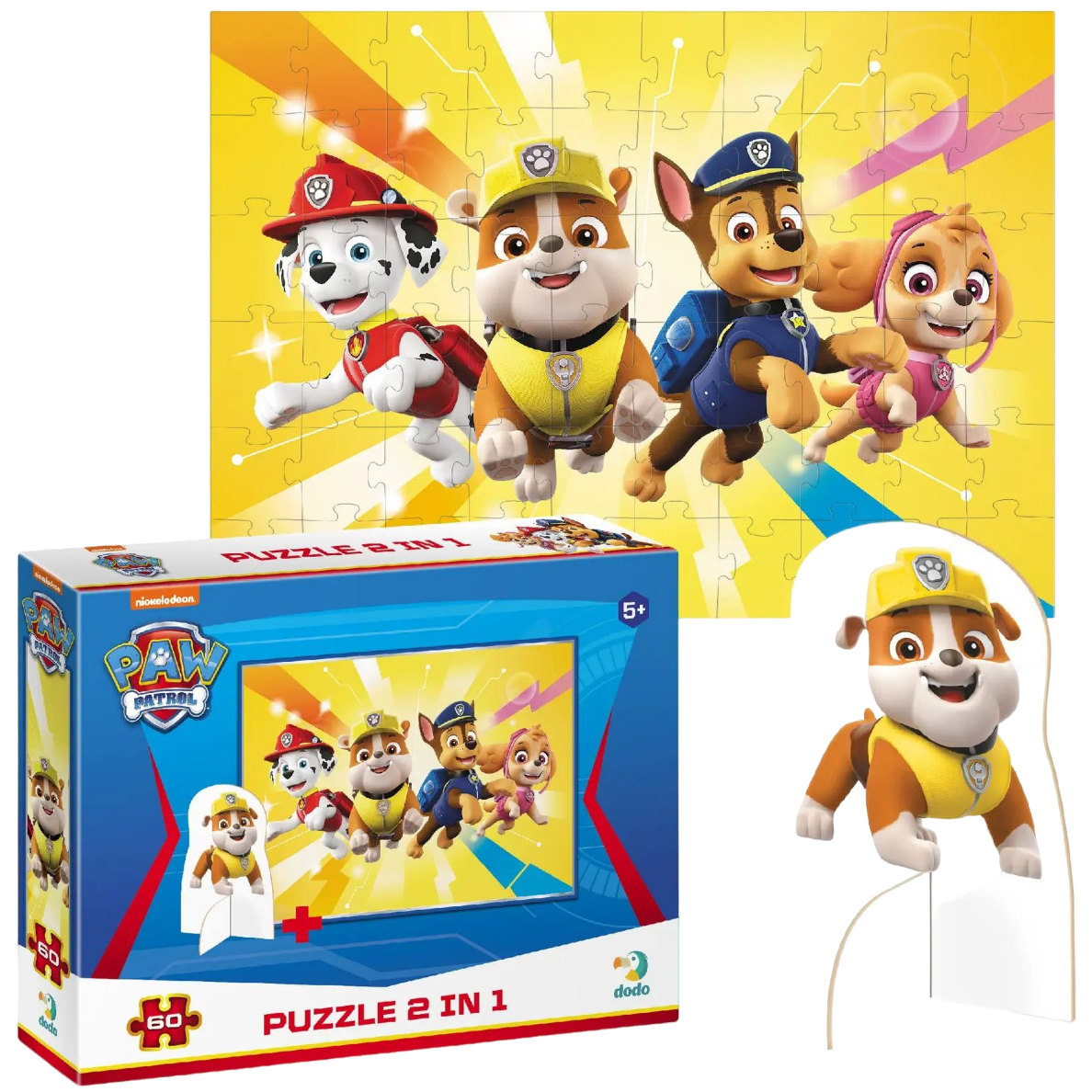 Пазл DoDo Paw Patrol, с фигуркой, 60 элементов (200164) - фото 1