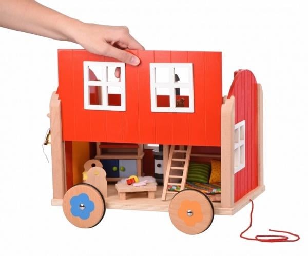 Кукольный домик Goki Тележка пилигримов, 23 предмета (51814G) - фото 4