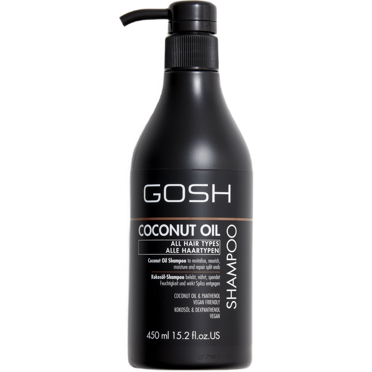 Шампунь Gosh Coconut Oil, с кокосовым маслом, питательный, 450 мл - фото 1