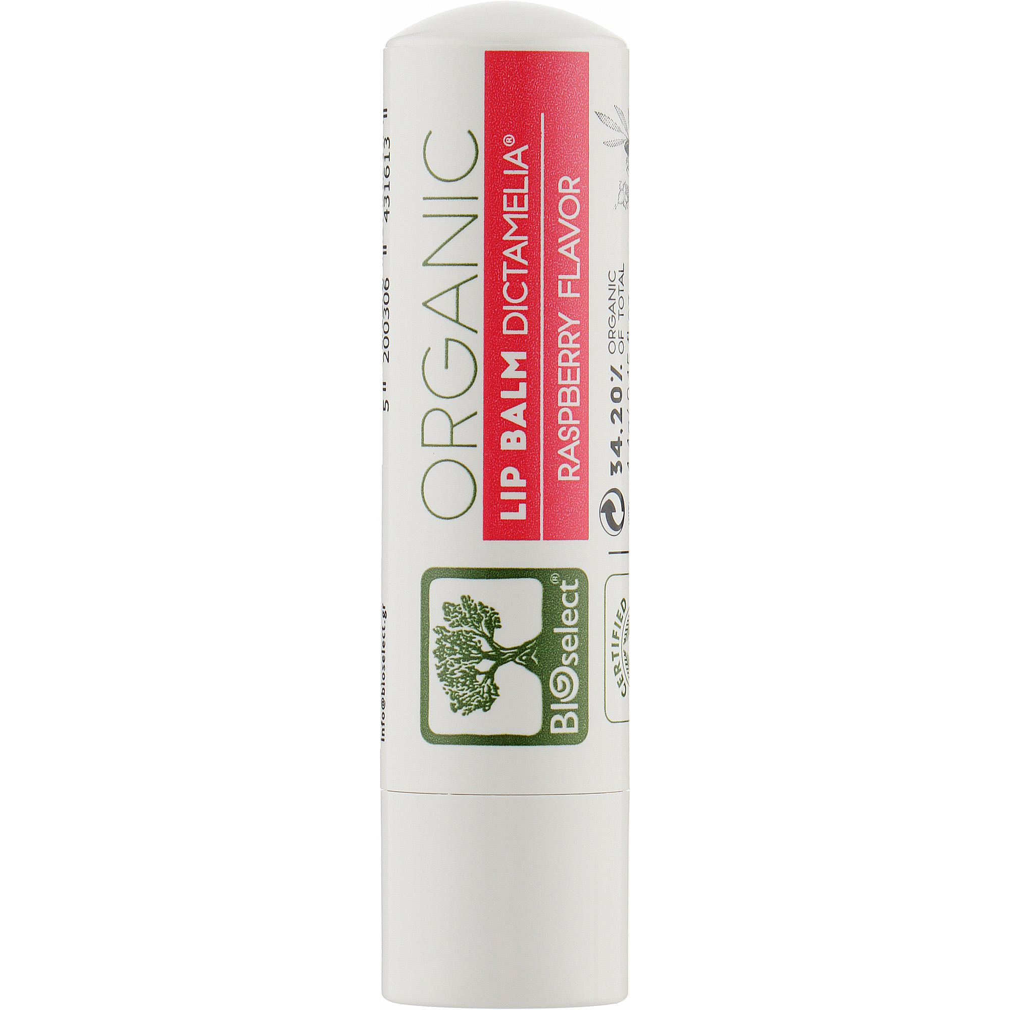 Бальзам для губ BIOselect Lip Balm Dictamelia Raspberry Flavor 4.4 г - фото 1