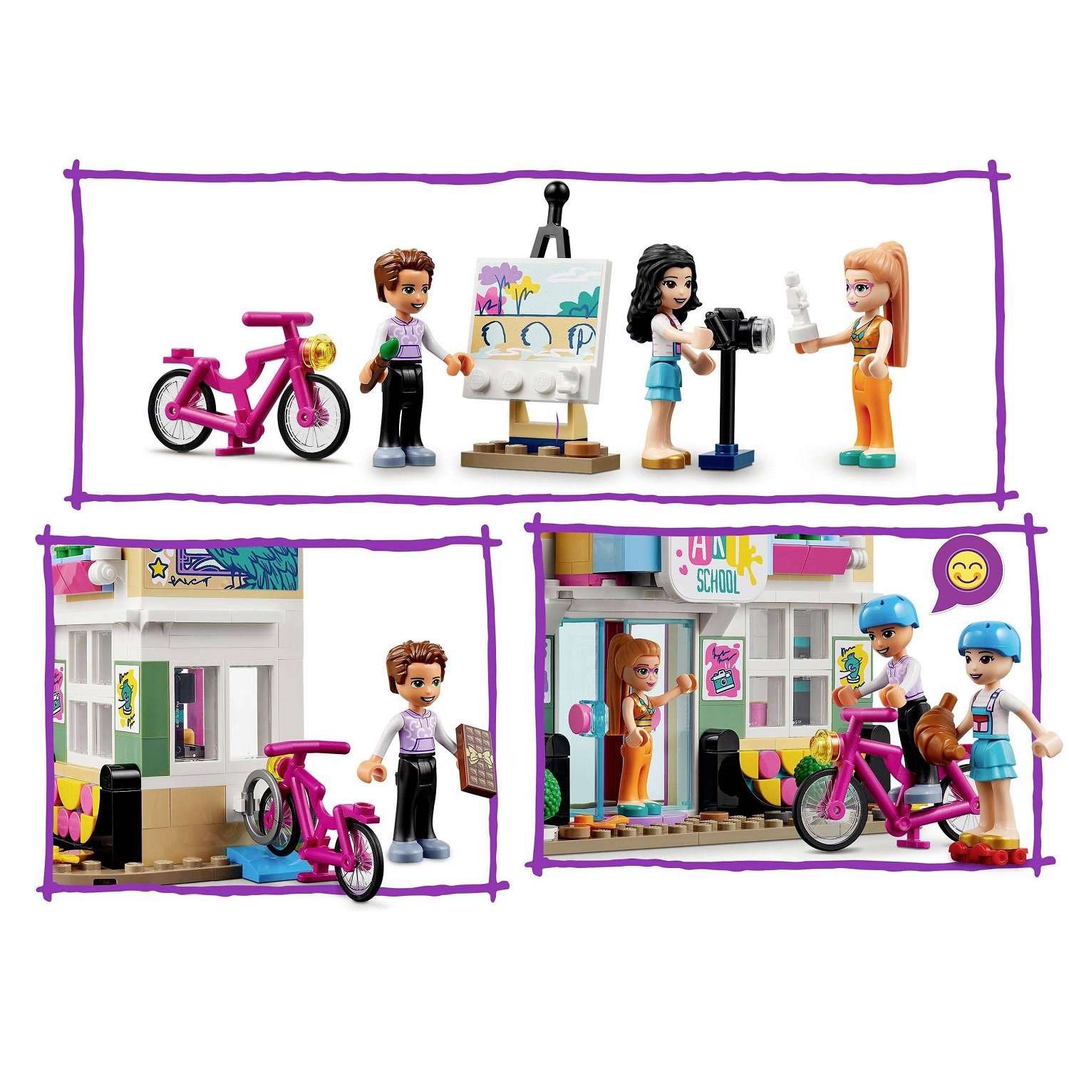 Конструктор LEGO Friends Художественная школа Эммы, 844 детали (41711) - фото 5