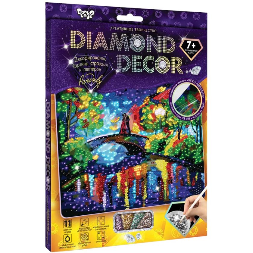 Набір креативної творчості Danko Toys Рандеву DD-01-07 Diamond Decor - фото 1