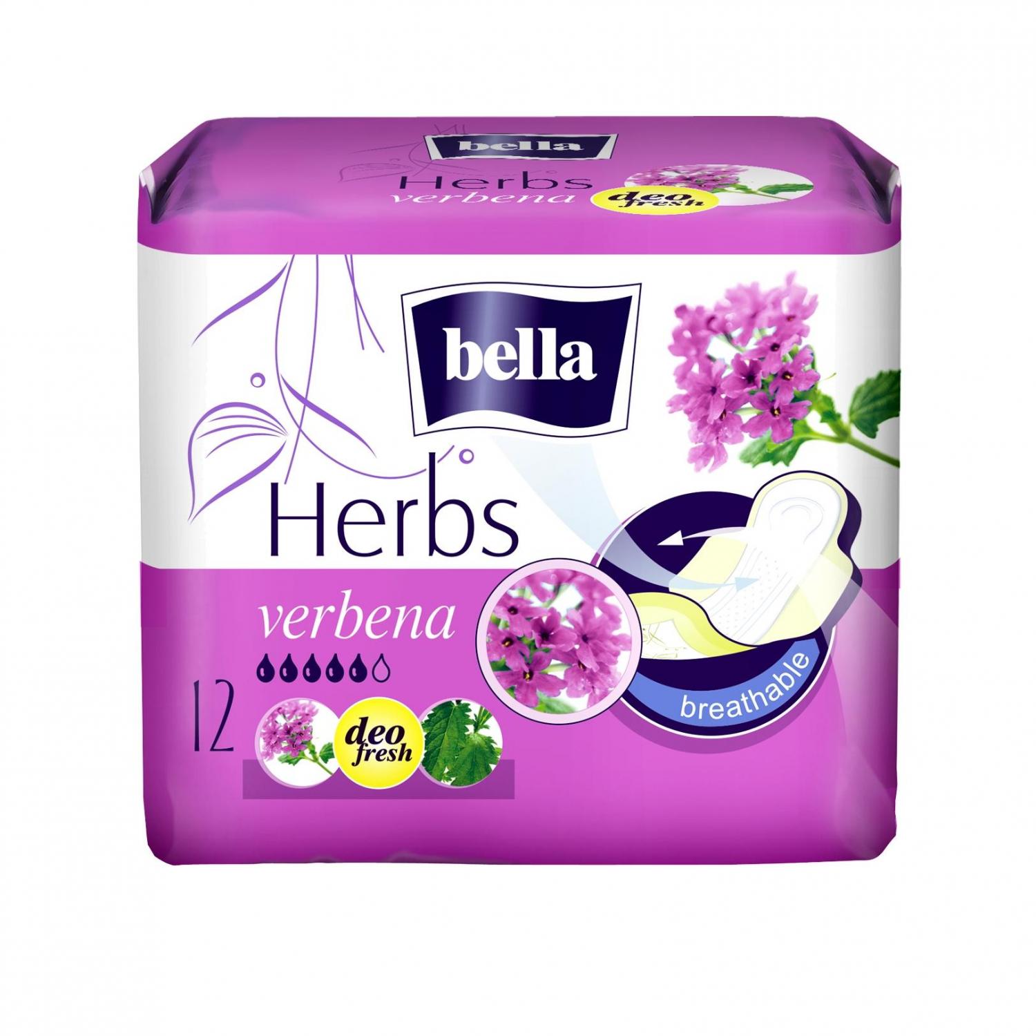 Гігієнічні прокладки Bella Herbs verbena, 12 шт (BE-012-RW12-021) - фото 1