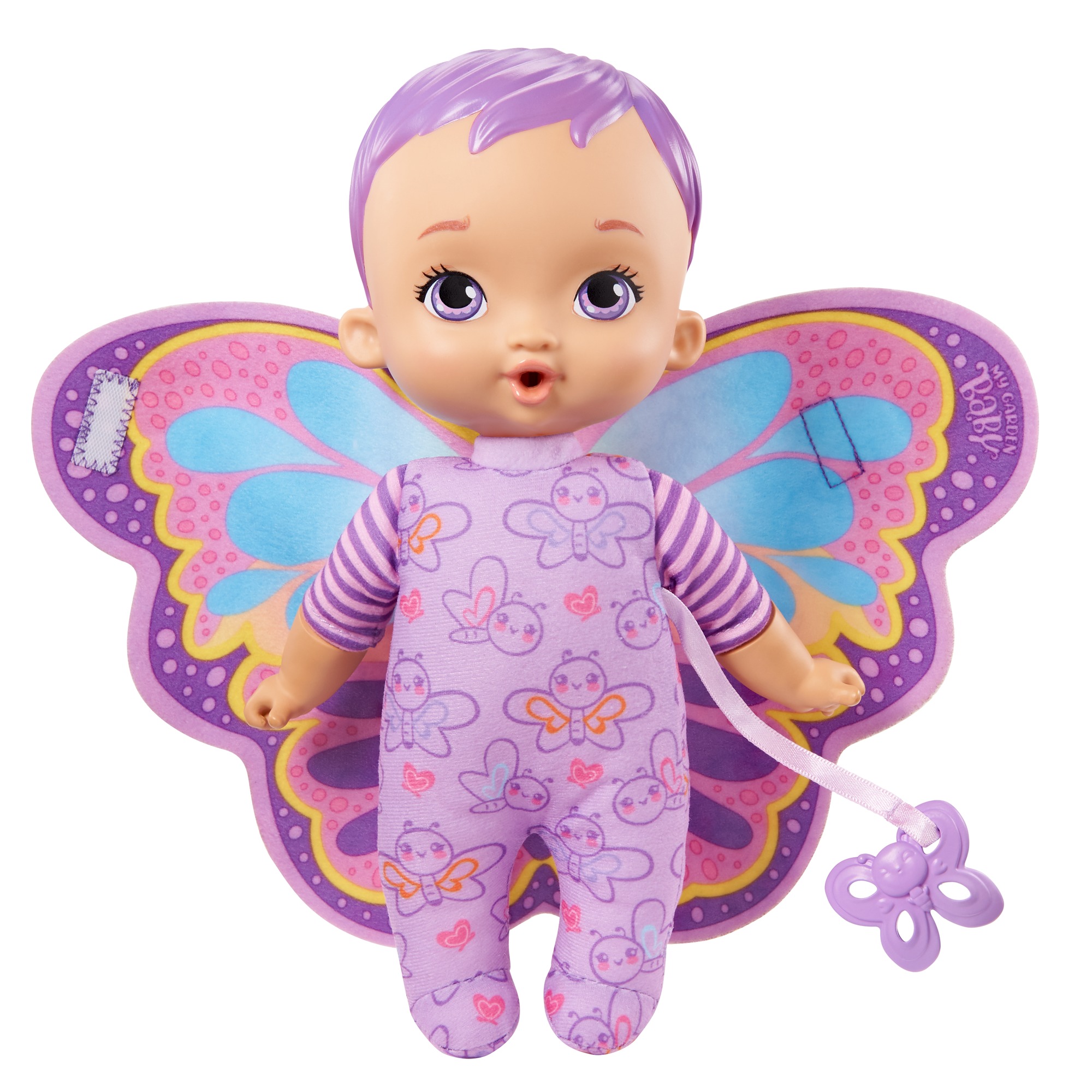 Пупс My Garden Baby Фіолетові крильця (HBH39) - фото 1