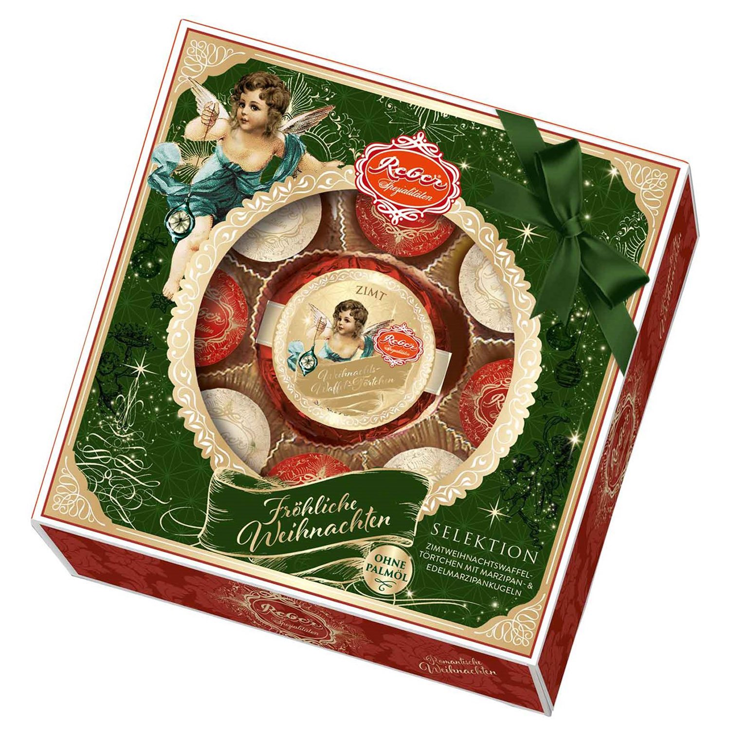 Цукерки шоколадні Reber Різдвяний Мікс, 190 г - фото 1