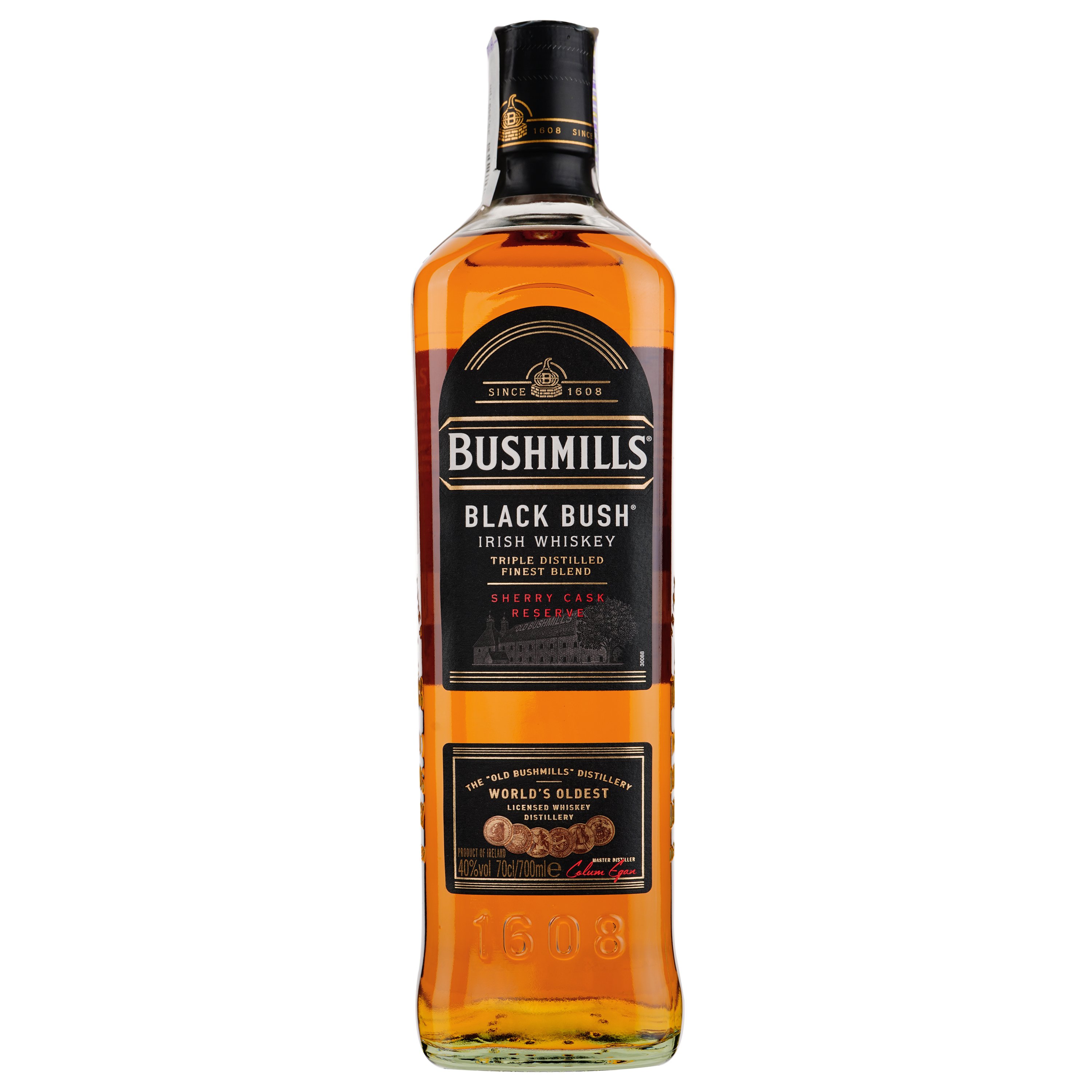 Виски Bushmills Black, 40%, 0,7 л (374287) - фото 1