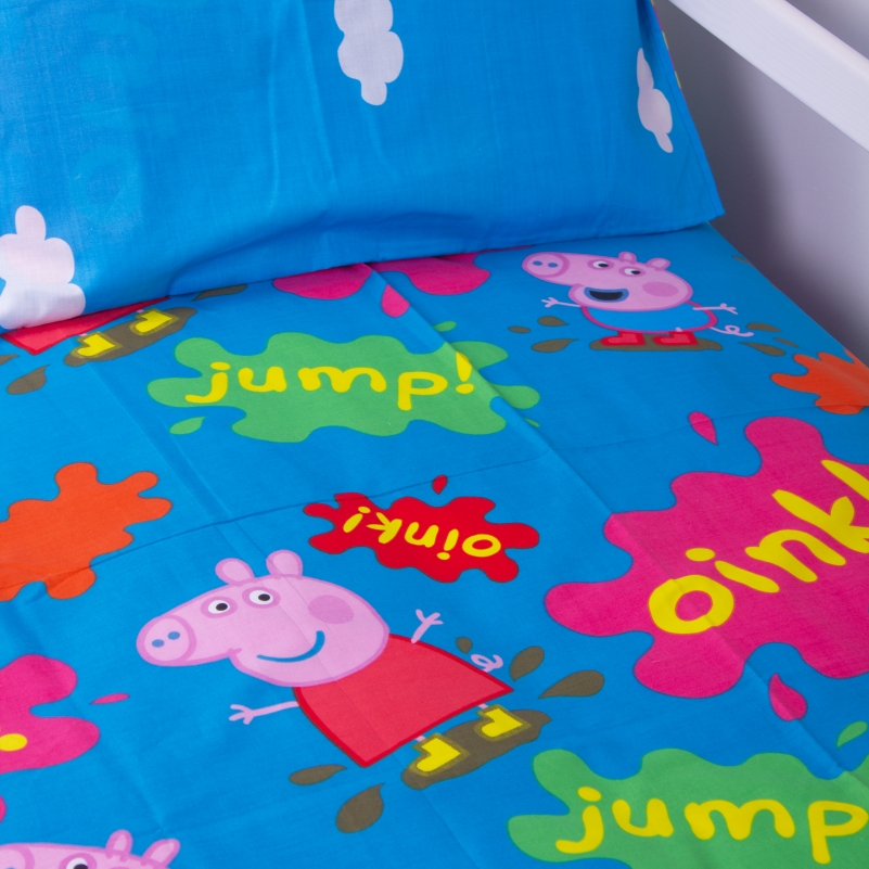 Комплект постельного белья MirSon Kids Time 17-0507 Peppa, детский - фото 8