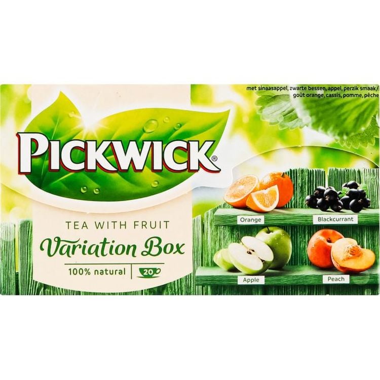 Чай черный Pickwick Ассорти с кусочками фруктов 30 г (20 шт. х 1.5 г) - фото 1