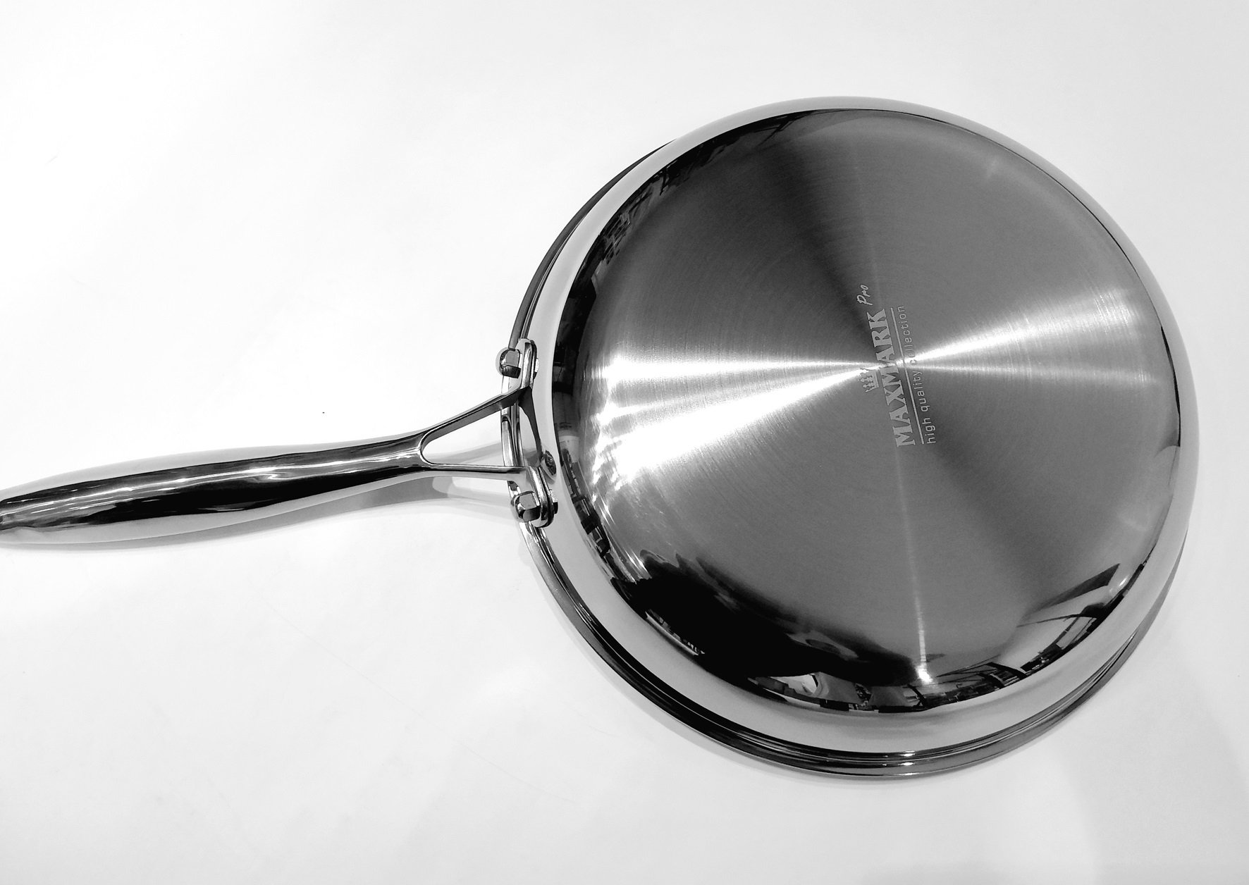 Сковорідка Maxmark, 26 см, срібляста (MK-HC6026) - фото 2