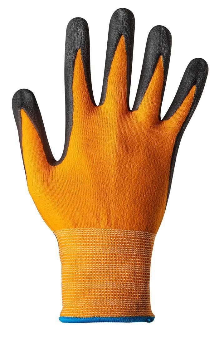 Рукавички робочі Neo Tools нітрилове покриття розмір 9 помаранчеві (97-621-9) - фото 2