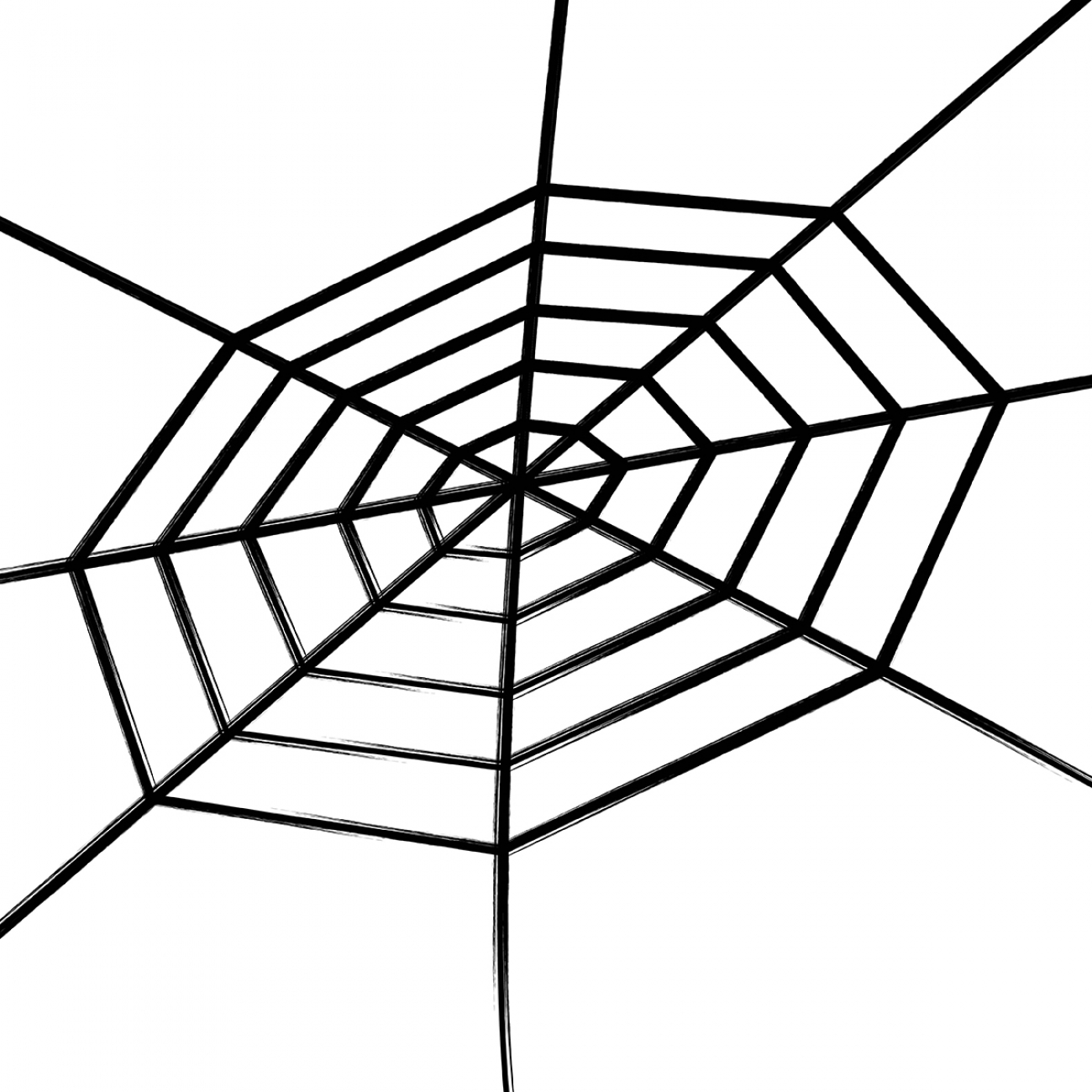 Павутина Yes! Fun Halloween велюр, 2.5 м, чорна (973632) - фото 1